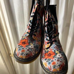 Dr. Martens Floral Boots